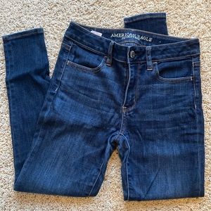 American eagle skinny jeans 4 short